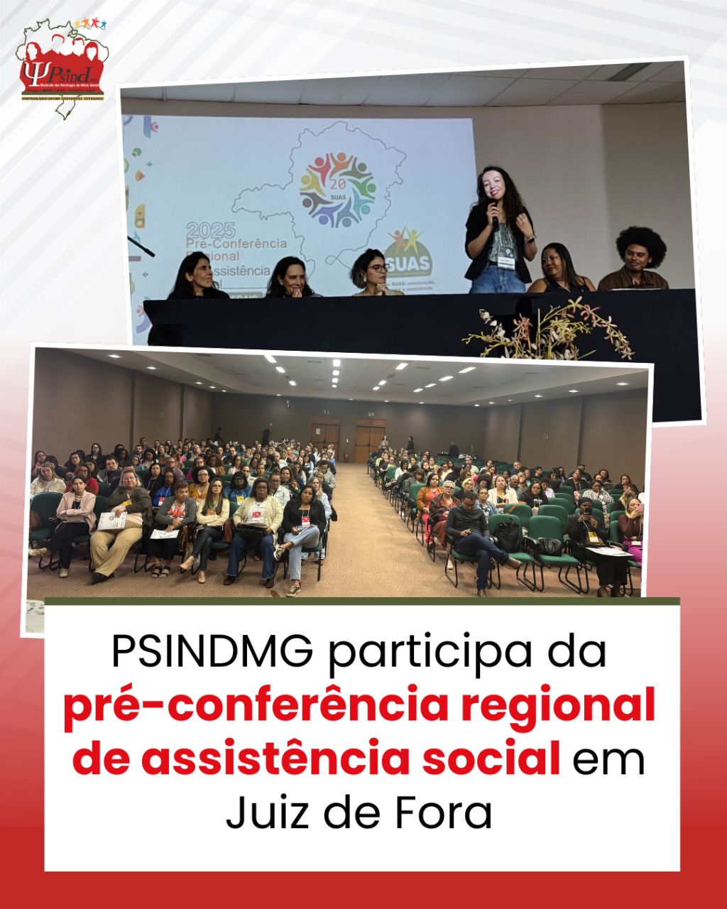 PSINDMG participa da pré-conferência regional de assistência social em Juiz de Fora